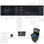 Máy giặt Samsung WA14CG5745BV/SV Inverter 14kg - Ảnh 3