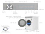 Máy giặt Samsung WW14BB944DGH/SV Bespoke Inverter 14kg - Ảnh 3