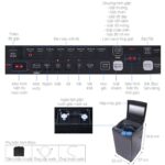 Máy giặt Sharp ES-X95HV-S Inverter 9.5kg - Ảnh 3