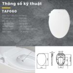 Bồn cầu thông minh CAESAR C1353F TAF060 nắp rửa cơ - Ảnh 3