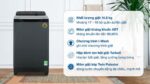 Máy giặt Aqua AQW-DR105JT.BK Inverter 10.5kg - Ảnh 2