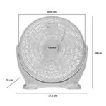 Quạt bàn RAPIDO RWF-20AFM trắng - Ảnh 2
