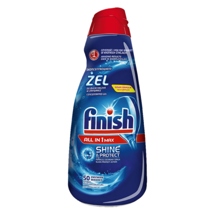 Gel rửa bát Finish Power All in 1 Max chai 650ml