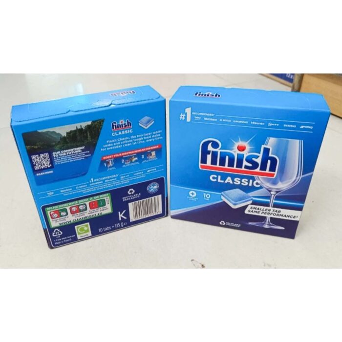 Viên rửa bát Finish Classic hộp 10 viên - Ảnh 7