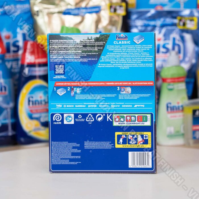 Viên rửa bát Finish Classic hộp 90 viên - Ảnh 8