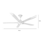 Quạt trần RAPIDO RCF-5W-White trắng 5 cánh - Ảnh 2