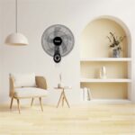 Quạt treo tường RAPIDO RWF-16AWM đen - Ảnh 3