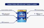 Viên rửa bát Finish Classic hộp 90 viên hương chanh - Ảnh 6