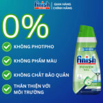 Gel rửa bát Finish Power Eco 0% chai 900ml - Ảnh 3