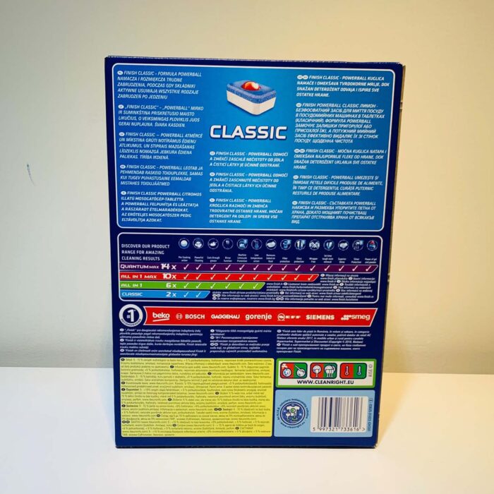 Viên rửa bát Finish Classic hộp 100 viên - Ảnh 10