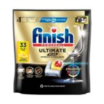 Viên rửa bát Finish Ultimate Plus All In 1 túi 33 viên hương chanh