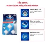 Viên vệ sinh máy rửa bát Finish vỉ 3 viên - Ảnh 3