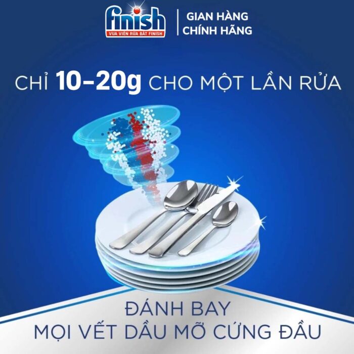 Bột rửa bát Finish Powder Classic 2.5kg - Ảnh 4