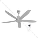 Quạt trần GCOOL COPTER 05 R 5 cánh - Ảnh 2