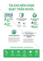 Quạt trần GCOOL INFINITY 02 R 2 cánh - Ảnh 5