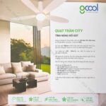 Quạt trần GCOOL CITY 05 RL 5 cánh - Ảnh 6