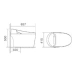 Bồn cầu thông minh GUCEN G-BSE001 - Ảnh 2