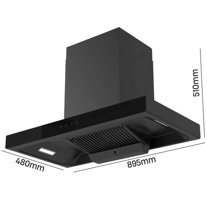 Máy hút mùi MIDEA MH90B82ET21BG-VN 90cm chữ T - Ảnh 2