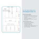 Máy hút mùi MIDEA MH90B82ET21BG-VN 90cm chữ T - Ảnh 3