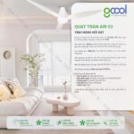 Quạt trần GCOOL AIR 03 RL 3 cánh - Ảnh 5