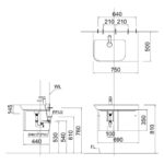 Chậu lavabo đặt bàn CAESAR LF5372 - Ảnh 2