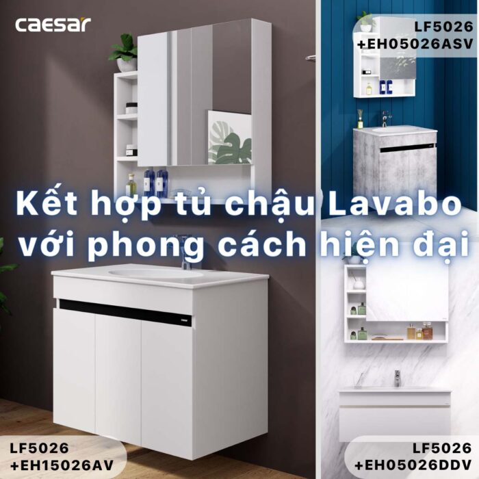 Chậu lavabo đặt bàn CAESAR LF5026 - Ảnh 6