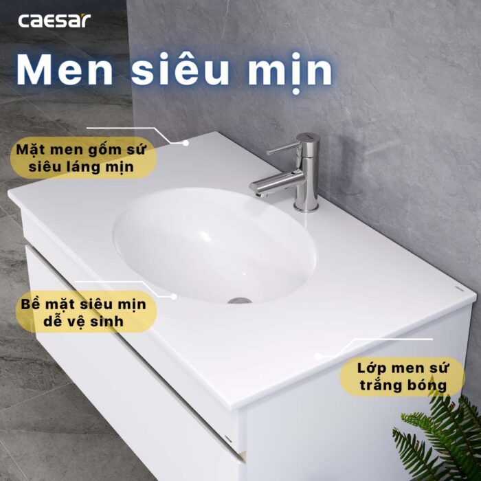 Chậu lavabo đặt bàn CAESAR LF5026 - Ảnh 10