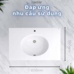 Chậu lavabo đặt bàn CAESAR LF5026 - Ảnh 13