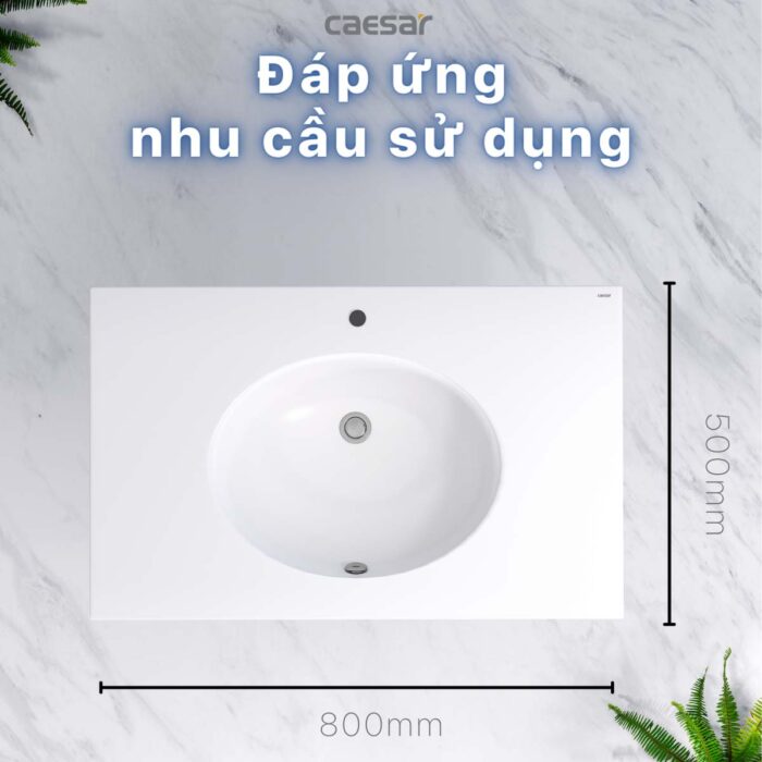 Chậu lavabo đặt bàn CAESAR LF5026 - Ảnh 13