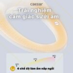 Nắp bồn cầu thông minh CAESAR TAF610H - Ảnh 16