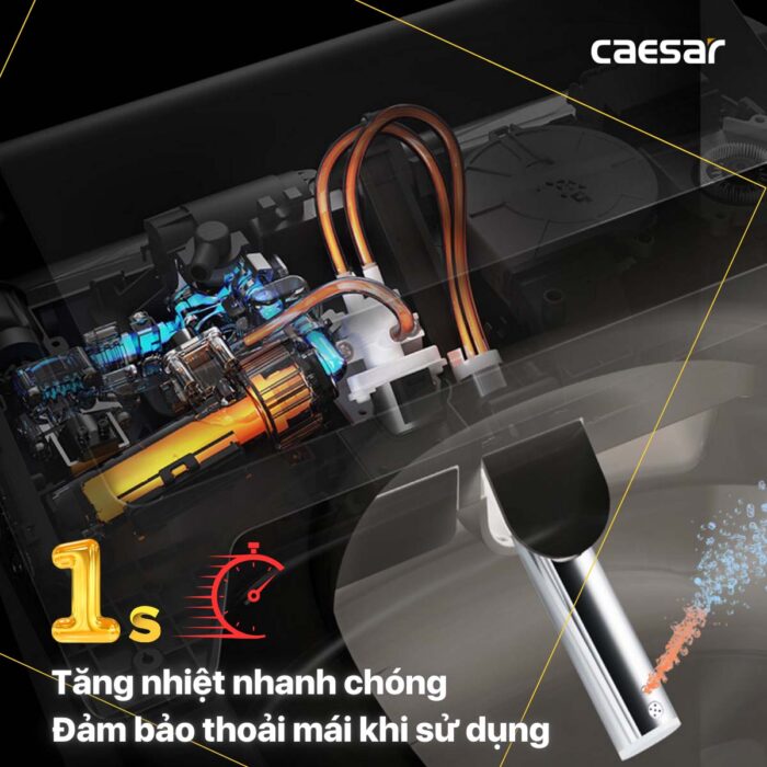 Bồn cầu thông minh CAESAR C1353F TAF610H nắp điện tử - Ảnh 16