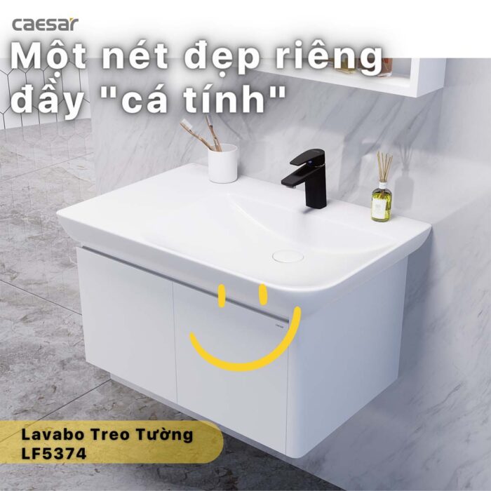 Chậu lavabo đặt bàn CAESAR LF5374 - Ảnh 4