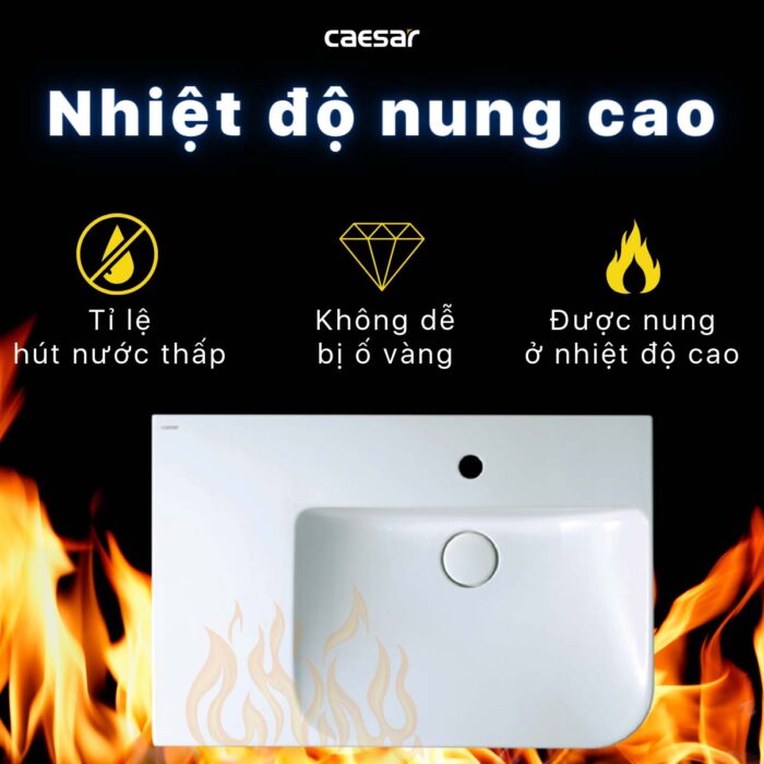 Chậu lavabo đặt bàn CAESAR LF5374 - Ảnh 12