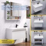 Chậu lavabo đặt bàn CAESAR LF5374 - Ảnh 7