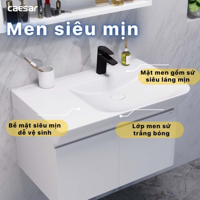 Chậu lavabo đặt bàn CAESAR LF5374 - Ảnh 11