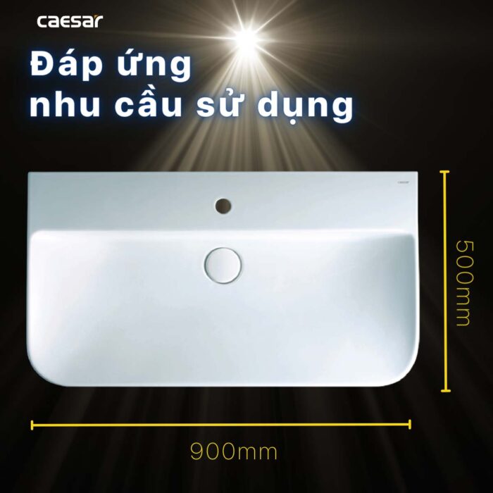 Chậu lavabo đặt bàn CAESAR LF5376 - Ảnh 14