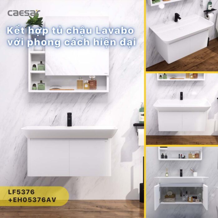 Chậu lavabo đặt bàn CAESAR LF5376 - Ảnh 7