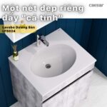 Chậu lavabo đặt bàn CAESAR LF5024 - Ảnh 4
