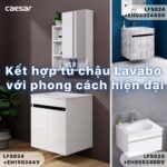 Chậu lavabo đặt bàn CAESAR LF5024 - Ảnh 6