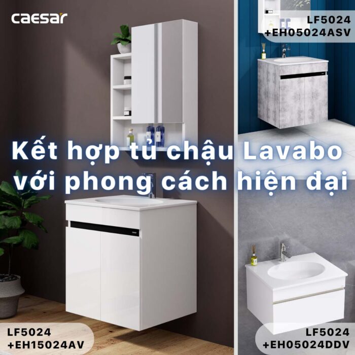 Chậu lavabo đặt bàn CAESAR LF5024 - Ảnh 6