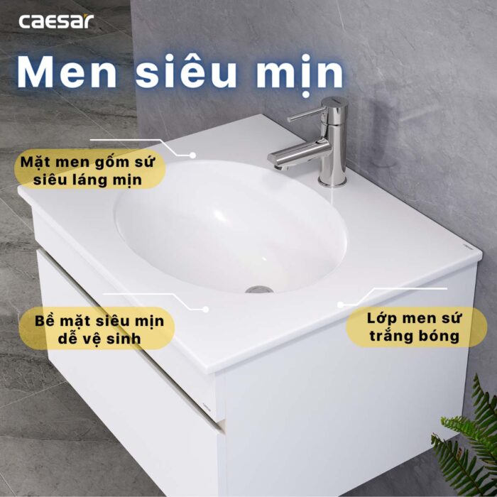 Chậu lavabo đặt bàn CAESAR LF5024 - Ảnh 10