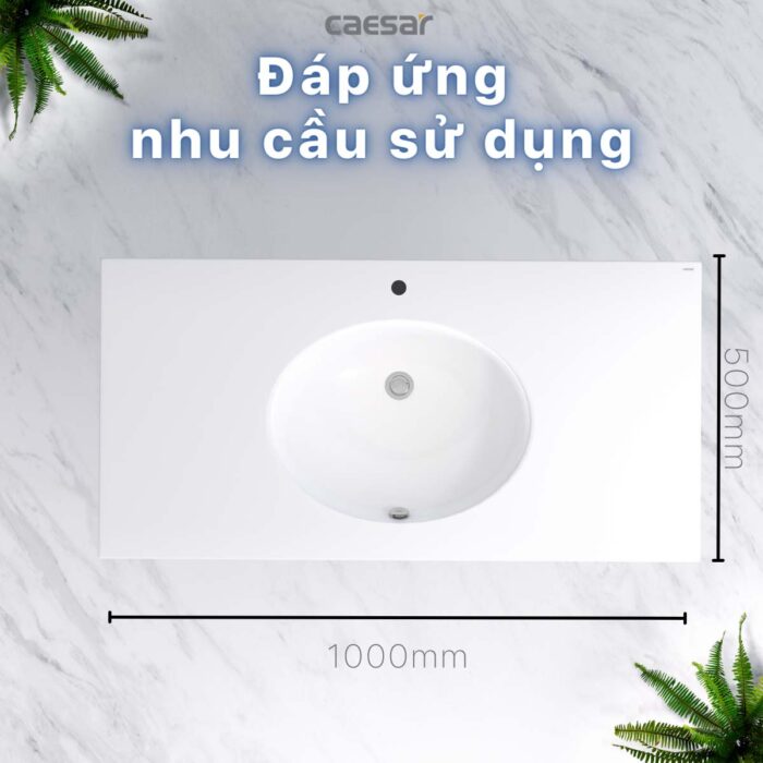 Chậu lavabo đặt bàn CAESAR LF5028 - Ảnh 13