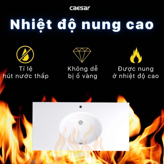 Chậu lavabo đặt bàn CAESAR LF5028 - Ảnh 12