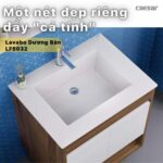Chậu lavabo đặt bàn CAESAR LF5032 - Ảnh 4