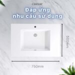 Chậu lavabo đặt bàn CAESAR LF5032 - Ảnh 13