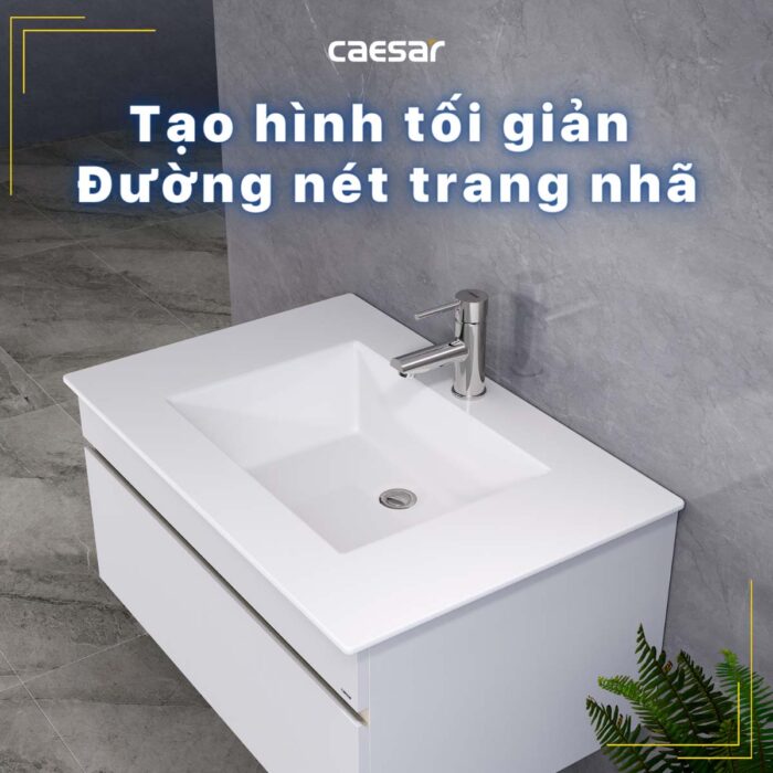 Chậu lavabo đặt bàn CAESAR LF5032 - Ảnh 9