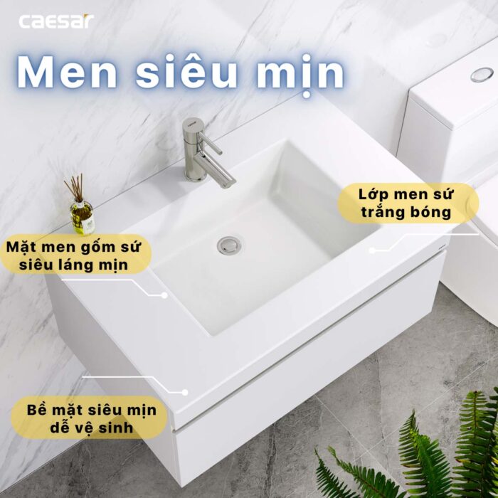 Chậu lavabo đặt bàn CAESAR LF5032 - Ảnh 10