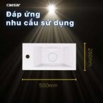 Chậu lavabo đặt bàn CAESAR LF5239L treo tường - Ảnh 12