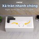 Chậu lavabo đặt bàn CAESAR LF5239L treo tường - Ảnh 10