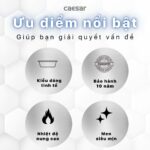 Chậu lavabo đặt bàn CAESAR LF5370 - Ảnh 9